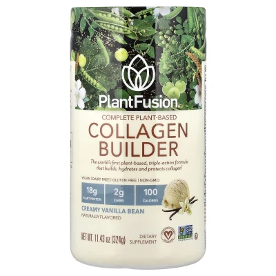 PlantFusion - Complete Plant-Based Collagen Builder | Creamy Vanilla Bean | 11.43 oz (324 g)
