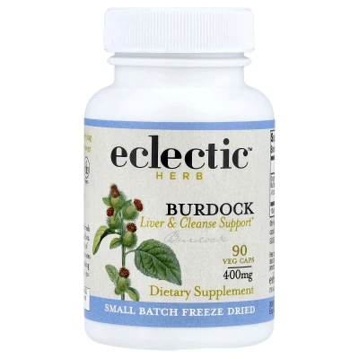 Eclectic Herb - Freeze Dried | Burdock | 400 mg | 90 Veg Caps