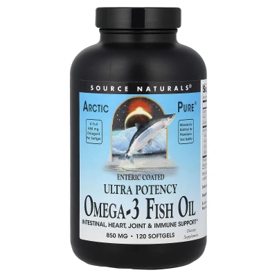 Source Naturals - Arctic Pure® | Omega-3 Fish Oil | 850 mg | 120 Softgels