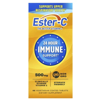 EsterC - 24 Hour Immune Support | 60 Vegetarian Coated Tablets