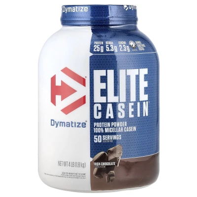 Dymatize - Elite Casein® | Rich Chocolate | 4 lb (1.8 kg)