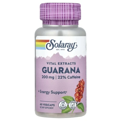 Solaray - Vital Extracts | Guarana | 60 Vegcaps