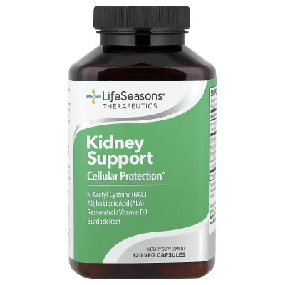 LifeSeasons - Therapeutics | Kidney Support | Cellular Protection | 120 Veg Capsules