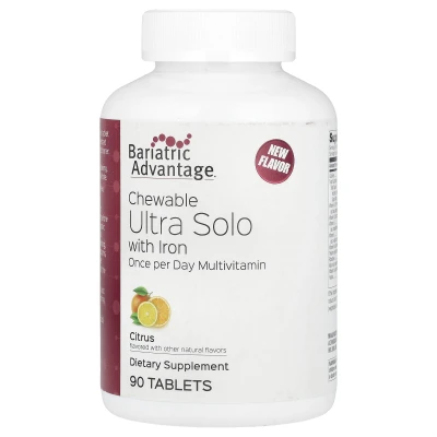 Bariatric Advantage - Chewable Ultra Solo with Iron | Citrus | 90 Tablets