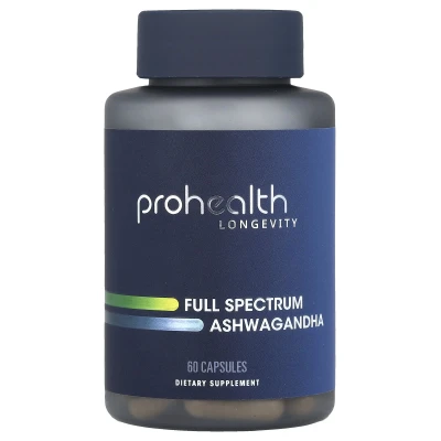 ProHealth Longevity - Full Spectrum Ashwagandha | 60 Capsules