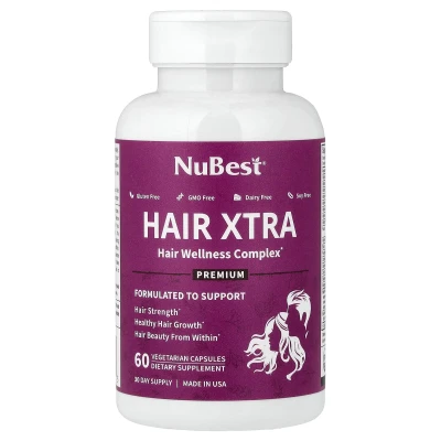 NuBest - Hair Xtra | 60 Vegetarian Capsules
