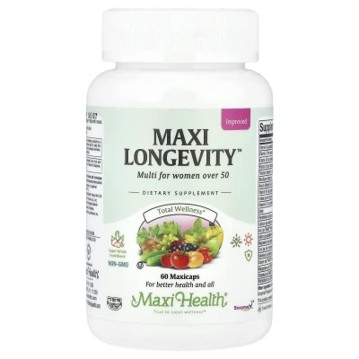 Maxi Health - Maxi Longevity | Multi For Women Over 50 | 60 Maxicaps