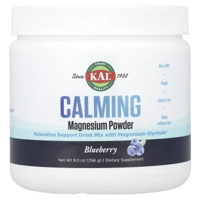 KAL - Calming Magnesium Powder | Blueberry | 9 oz (256 g)
