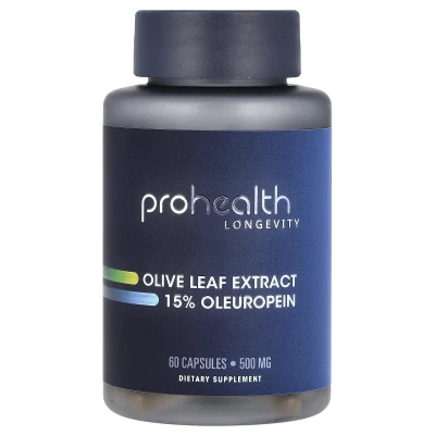 ProHealth Longevity - Olive Leaf Extract 15% Oleuropein | 500 mg | 60 Capsules