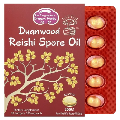 Dragon Herbs - Duanwood™ Reishi Spore Oil | 500 mg | 30 Softgels