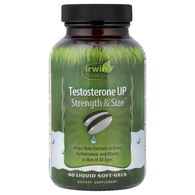 Irwin Naturals - Testosterone UP Strength & Size™ | 60 Liquid Softgels
