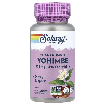 Solaray - Vital Extracts | Yohimbe | 135 mg | 60 Vegcaps