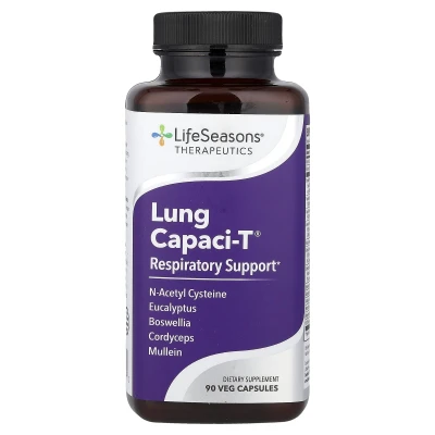 LifeSeasons - Lung Capaci-T® | Respiratory Support | 90 Veg Capsules