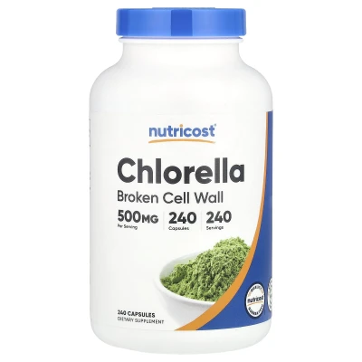 Nutricost - Chlorella | 500 mg | 240 Capsules