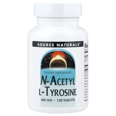 Source Naturals - N-Acetyl L-Tyrosine | 300 mg | 120 Tablets