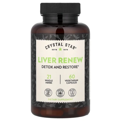 Crystal Star - Liver Renew | 60 Vegetarian Capsules