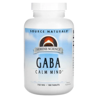Source Naturals - Serene Science® | GABA | 750 mg | 180 Tablets