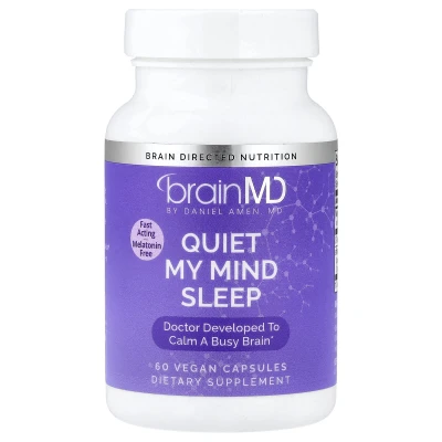 BrainMD - Quiet My Mind Sleep | 60 Vegan Capsules