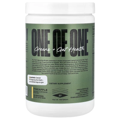 ONE OF ONE - Greens + Gut Health | Pineapple | 12.7 oz (360 g)