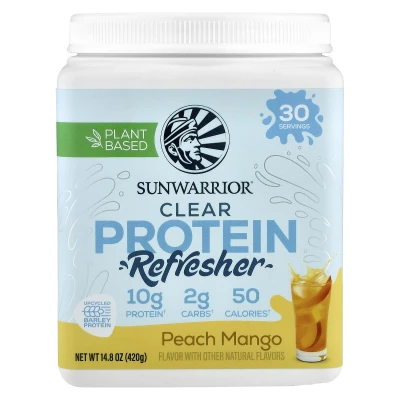 Sunwarrior - Clear Protein Refresher | Peach Mango | 14.8 oz (420 g)