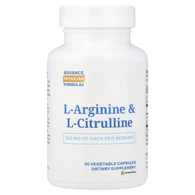 Advance Physician Formulas - L-Arginine & L-Citrulline | 60 Vegetable Capsules