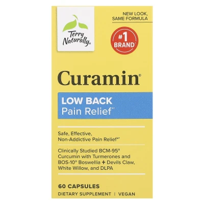 Terry Naturally - Curamin | Low Back Pain Relief | 60 Capsules