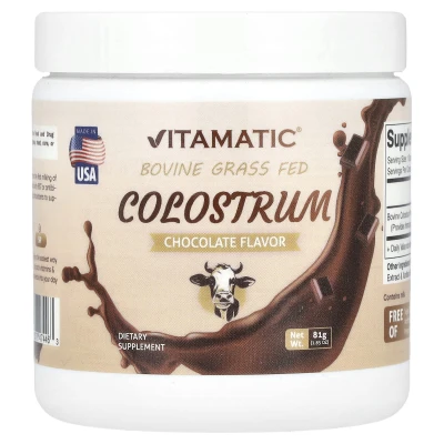 Vitamatic - Bovine Grass Fed Colostrum | Chocolate | 2.85 oz (81 g)