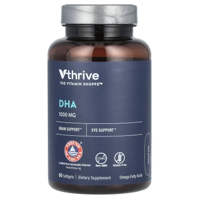 Vthrive - DHA | 1 | 000 mg | 60 Softgels