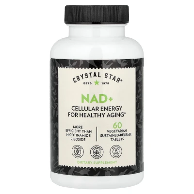 Crystal Star - NAD+ | 60 Vegetarian Sustained-Release Tablets