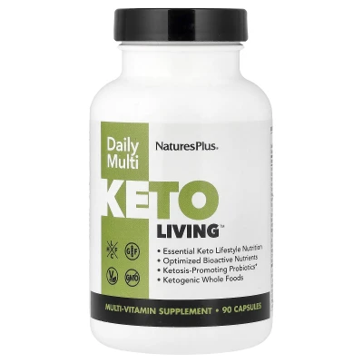 NaturesPlus - Keto Living | Daily Multi | 90 Capsules