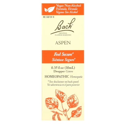 Bach - Original Flower Remedies | Aspen | 0.35 fl oz (10 ml)