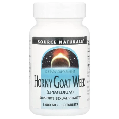 Source Naturals - Horny Goat Weed | 1000 mg | 30 Tablets
