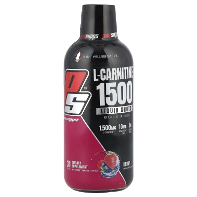 ProSupps - L-Carnitine 1500 Liquid Shots | Berry | 16 fl oz (473 ml)
