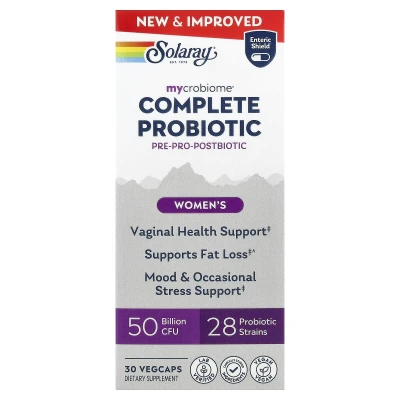 Solaray - Mycrobiome | Complete Probiotic | Women's | 30 VegCaps
