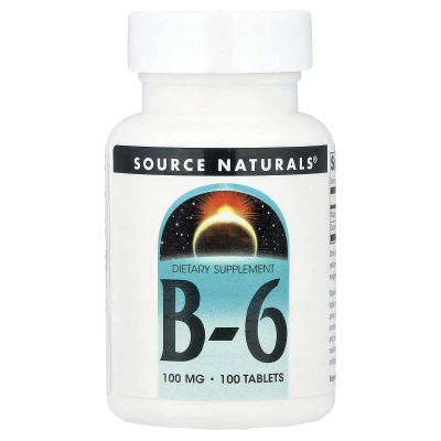 Source Naturals - B-6 | 100 Tablets