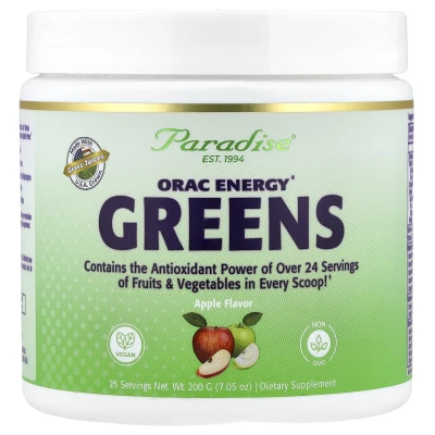Paradise Herbs - ORAC Energy® Greens | Apple | 7.05 oz (200 g)