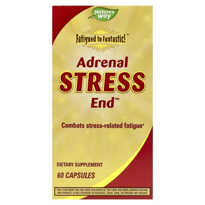 Nature's Way - Fatigued to Fantastic!™ | Adrenal Stress End™ | 60 Capsules