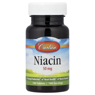 Carlson - Niacin | 50 mg | 100 Tablets