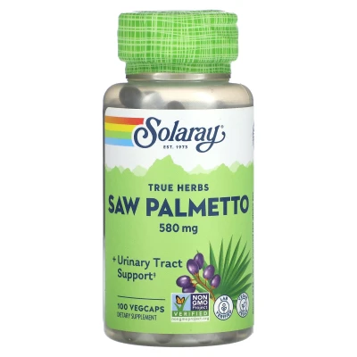 Solaray - True Herbs | Saw Palmetto | 580 mg | 100 Vegcaps