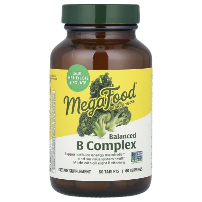 MegaFood - Balanced B Complex | 60 Tablets