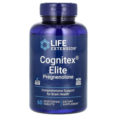 Life Extension - Cognitex Elite Pregnenolone | 60 Vegetarian Tablets
