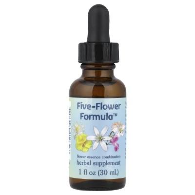 Flower Essence Services - Five-Flower Formula™ | Flower Essence Combination | 1 fl oz (30 ml)