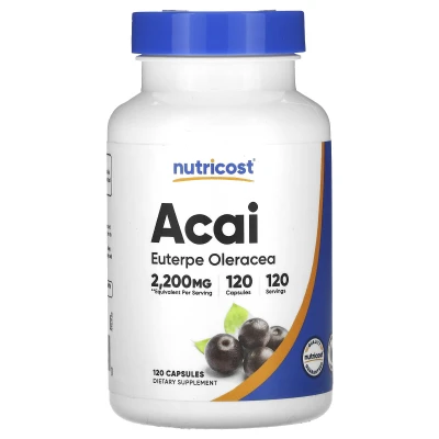 Nutricost - Açaí | 2 | 200 mg | 120 Capsules