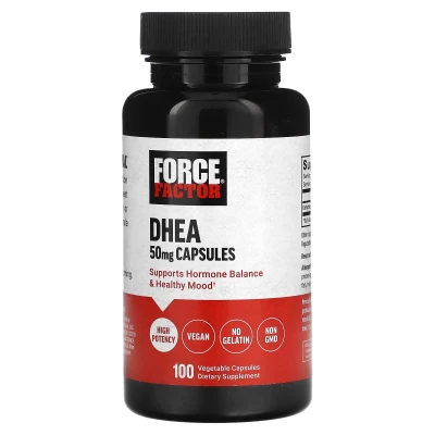 Force Factor - DHEA | 50 mg | 100 Vegetable Capsules