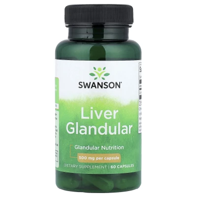 Swanson - Liver Glandular | 500 mg | 60 Capsules