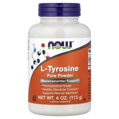 NOW Foods - L-Tyrosine Pure Powder | 4 oz (113 g)