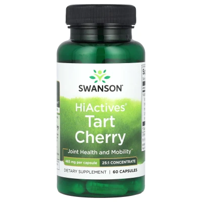 Swanson - HiActives® Tart Cherry | 465 mg | 60 Capsules