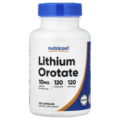 Nutricost - Lithium Orotate | 10 mg | 120 Capsules