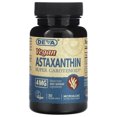 Deva - Vegan Astaxanthin | 4 mg | 30 Vegan Caps