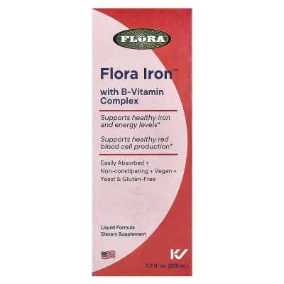 Flora - Iron with B-Vitamin Complex | 7.7 fl oz (228 ml)
